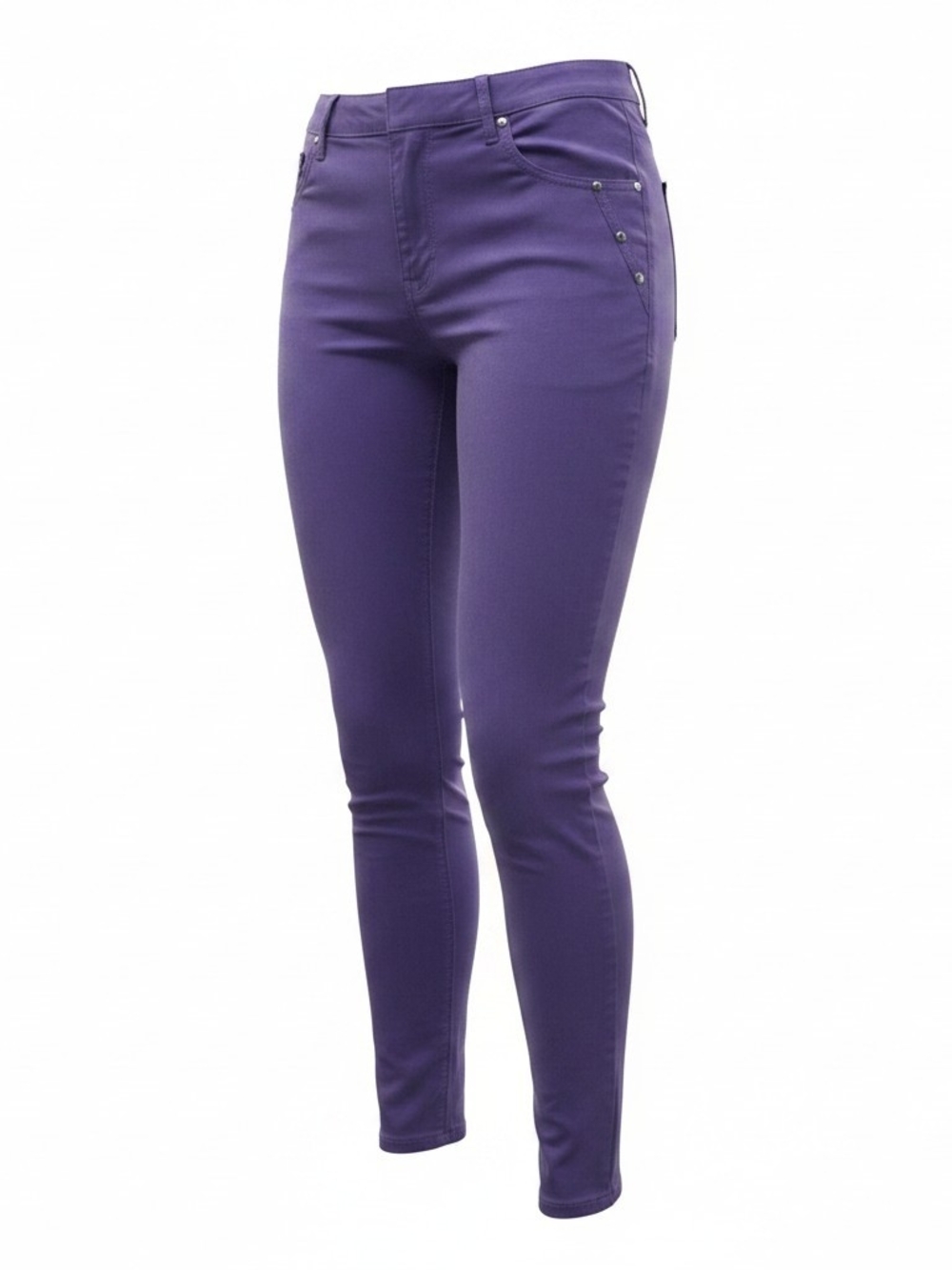 Thrill Vintage Purple High Waisted Studded Pocket Jeans Size 1X